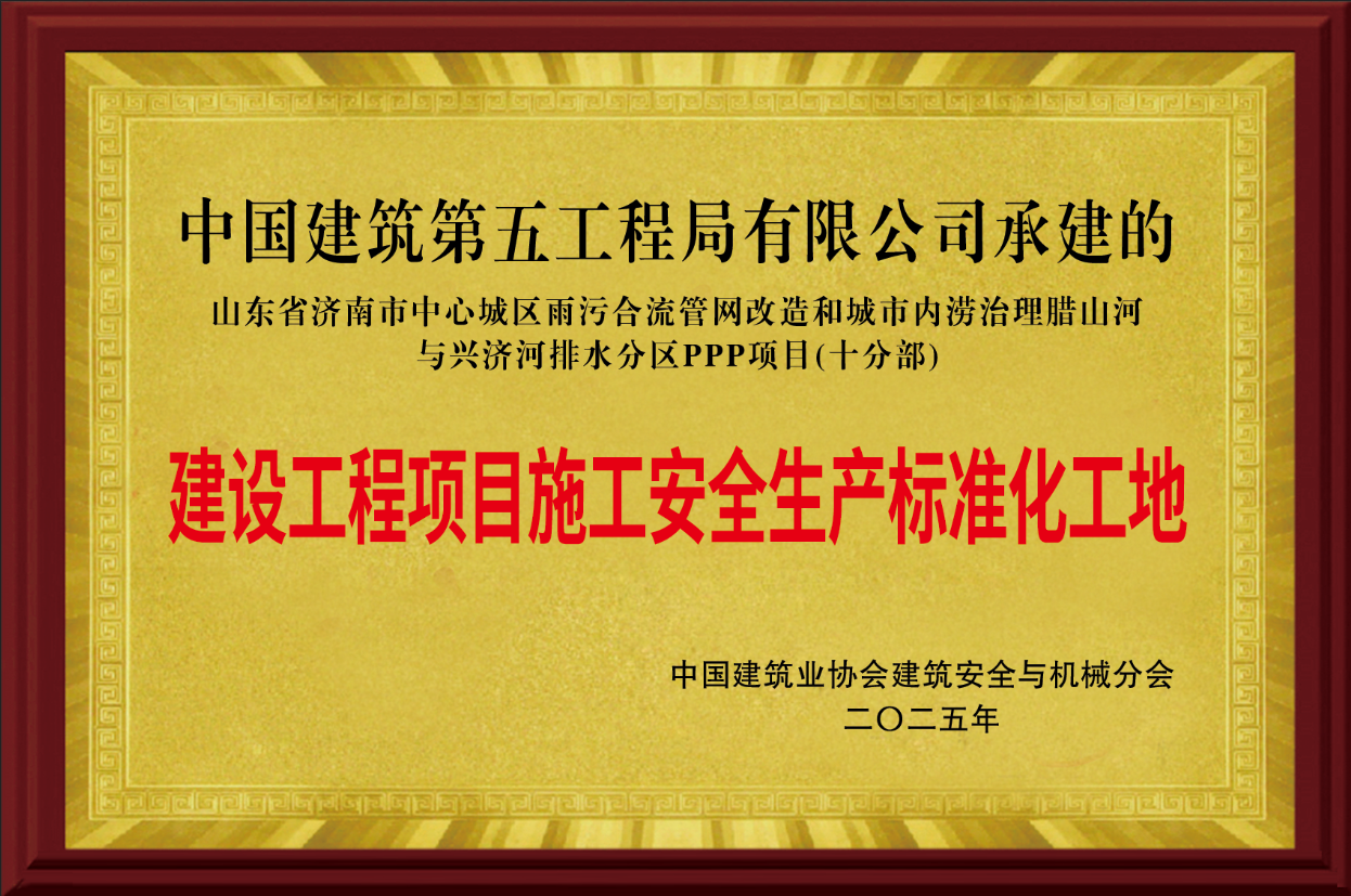 2025年国家级建设工程项目安全生产标准化工地奖牌.png